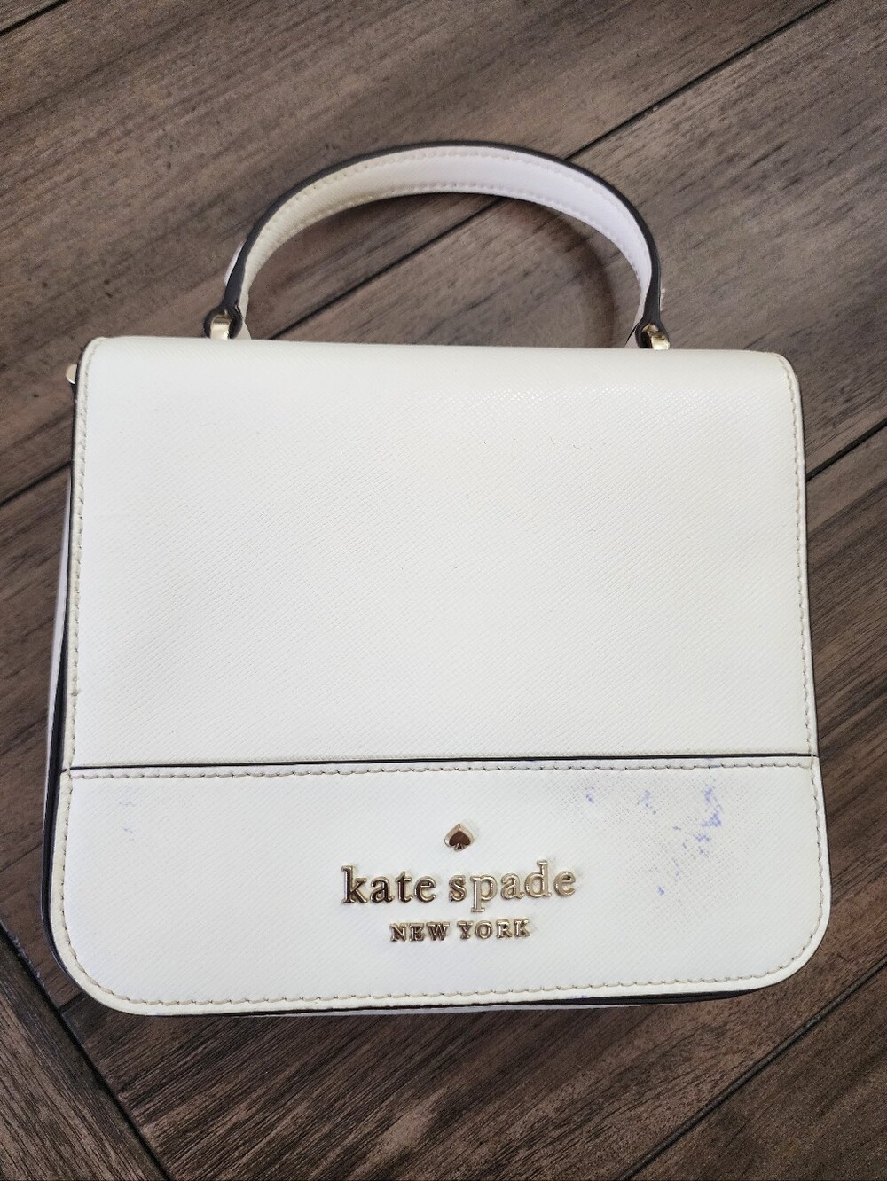 kate spade New York Cream Top-Handle & Crossbody Bag